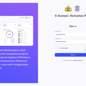 00 - A1 - Sign In - Administrator Aplikasi e-Kamsel Korlantas Polri